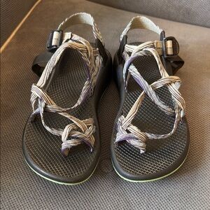 Chaco Black‎ and Multicolor Strappy Sandals